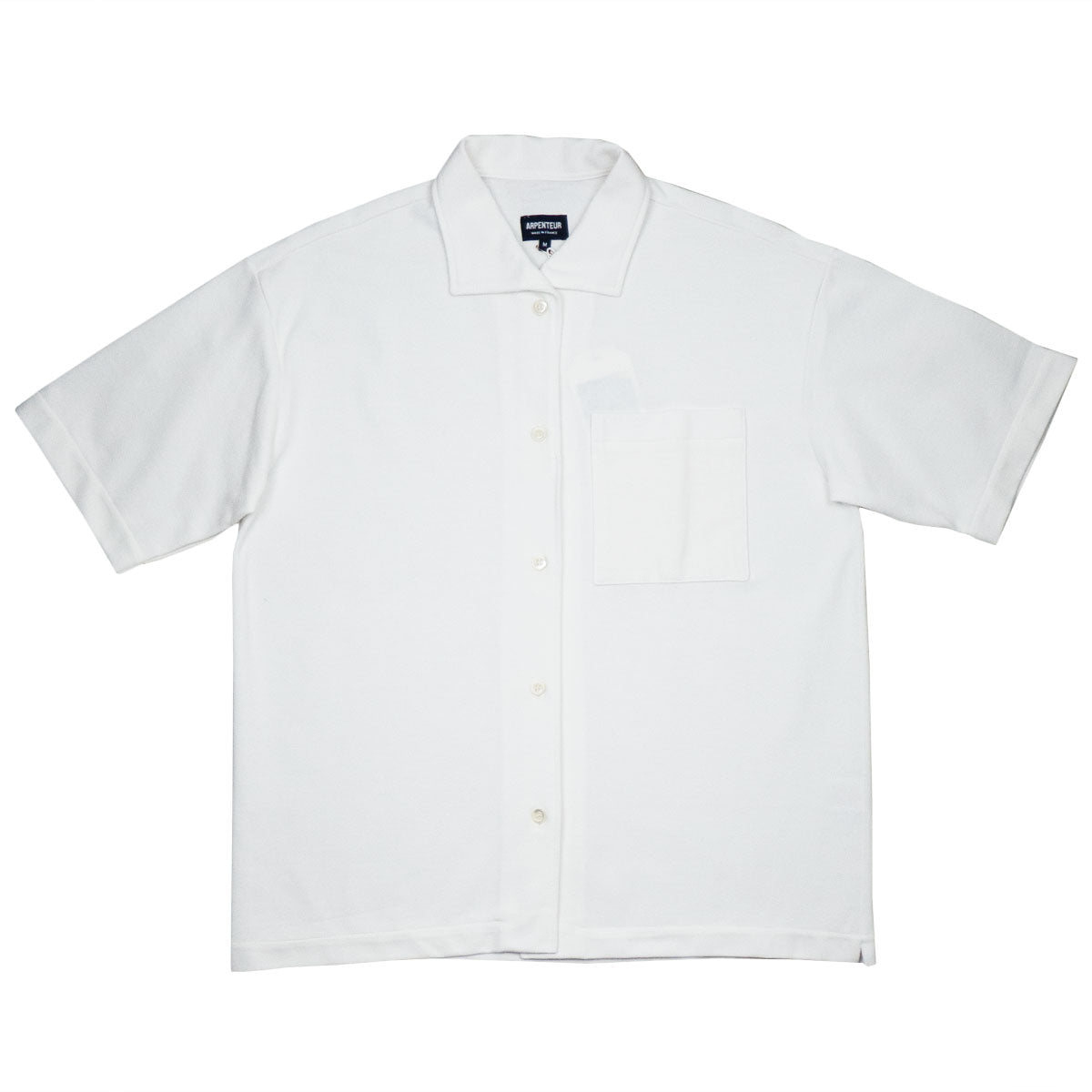 Arpenteur Coral Rachel Mesh Wide Collar Shirt White