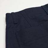 Arpenteur - Fox Cotton / Linen Gabardine Trousers - Midnight