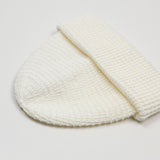 cableami - Linen-liked Finished Cotton Beanie - White