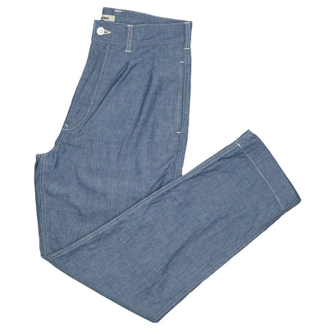 FOB Factory - Chambray M52 Trousers - Blue