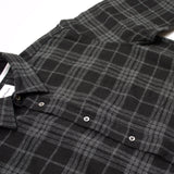 Norse Projects - Algot Relaxed Wool Check Shirt - Charcoal Mel.