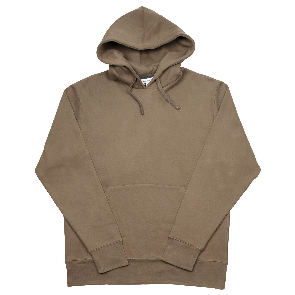 Norse Projects - Hoodie - Arne Taupe Cotton Organic Brushed