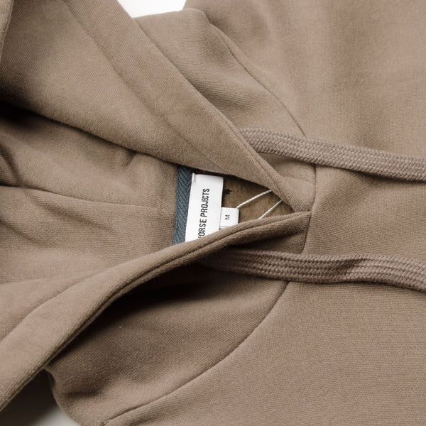 Norse Projects - Arne Organic Brushed Cotton Hoodie - Taupe