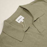 Norse Projects - Leif Cotton Linen Polo - Clay