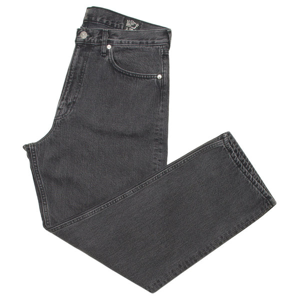 orSlow - 101 Dad's Fit Denim Pants - 90's Black Denim Stone Wash
