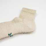RoToTo - Hemp / Organic Cotton Pile Ankle Socks - Beige