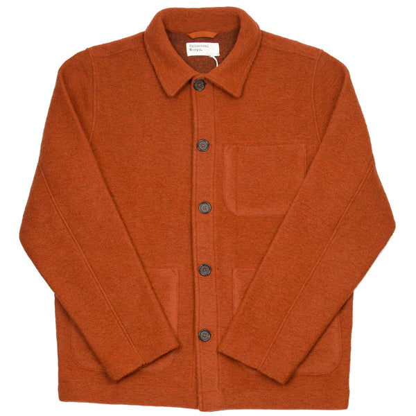 Universal Works - Field Jacket Wool Fleece - Orange