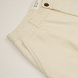 Universal Works - Pleated Track Shorts Recycled Cotton - Ecru