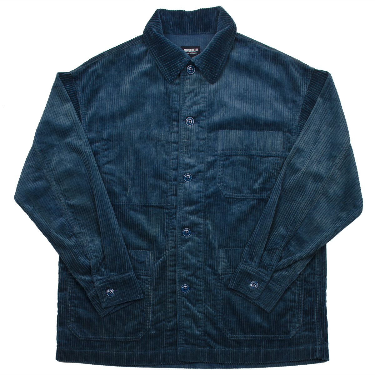 ARPENTER ADN JACKET woad blue - カバーオール