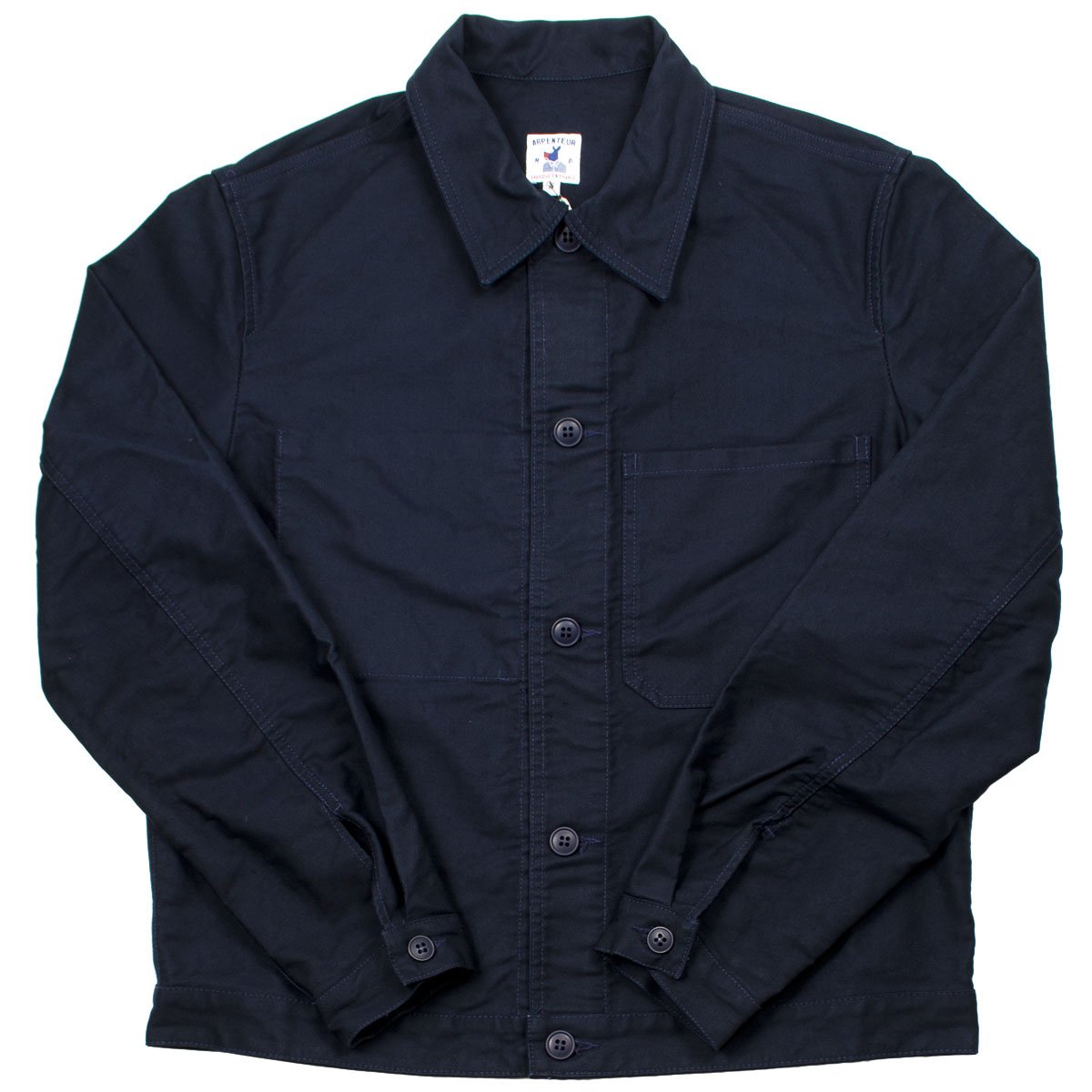 Arpenteur Auto Moleskine Cropped Work Jacket Navy