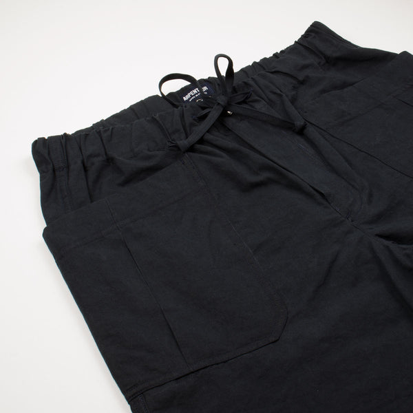 Arpenteur Cargo Pants Cotton Linen Slub Canvas Navy