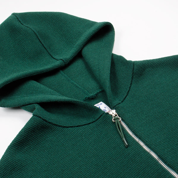 Arpenteur Cosmo Hoodie Green Wool Milano Knit