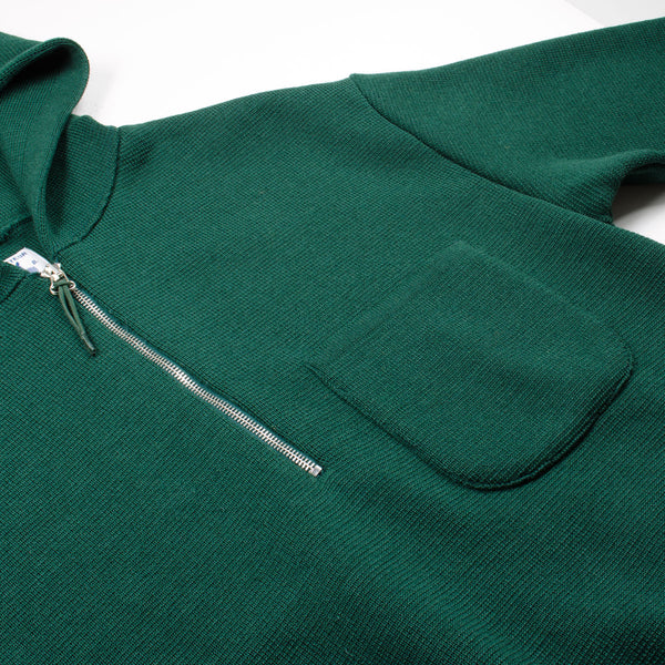 Arpenteur Cosmo Hoodie Green Wool Milano Knit