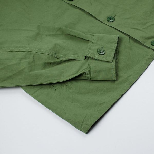 Arpenteur Eddie Cotton Linen Slub Canvas Jacket Green