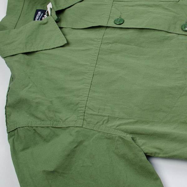 Arpenteur Eddie Cotton Linen Slub Canvas Jacket Green