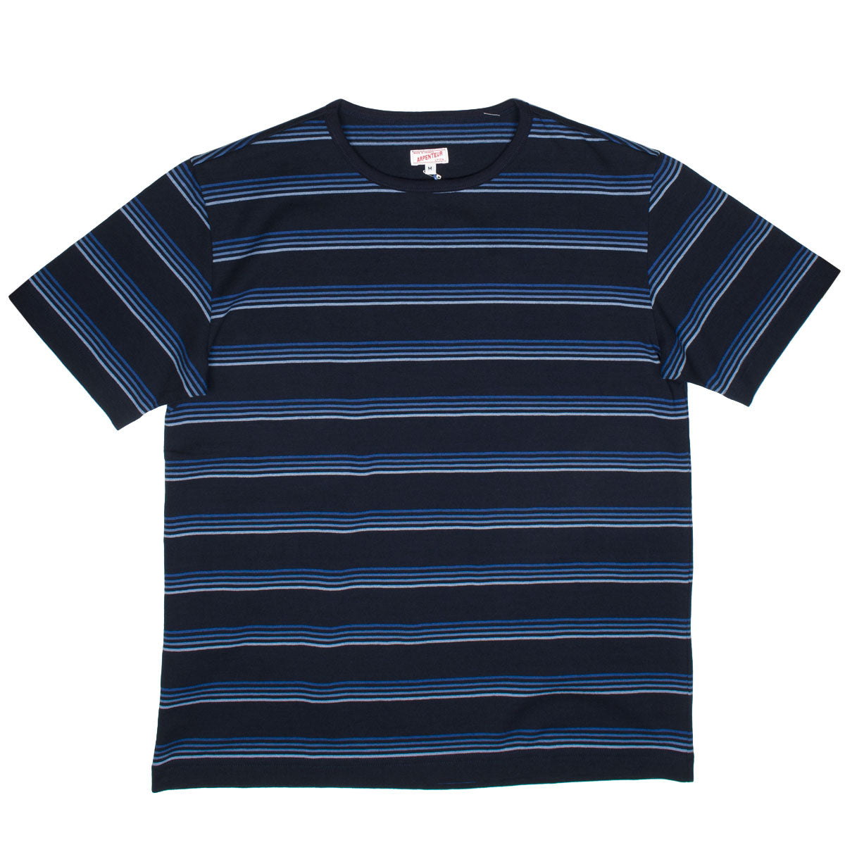 Arpenteur Match T shirt Navy Quadruple Blue