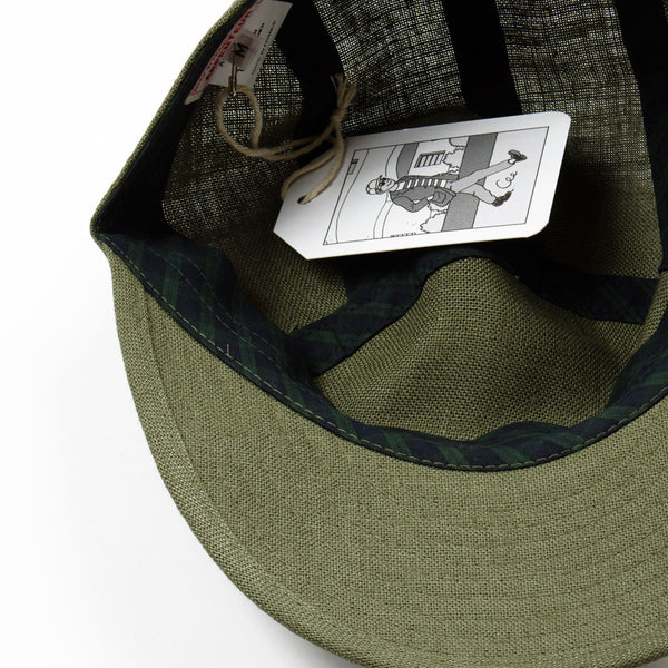 Arpenteur P tanque Hat Olive Linen