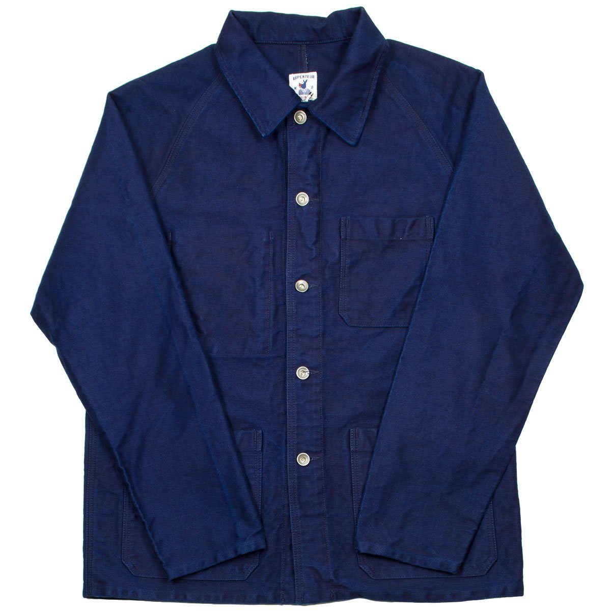 Arpenteur Raglan Moleskine Work Jacket Indigo