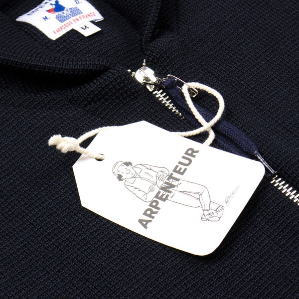 Arpenteur Roscoff Navy Wool Milano Knit