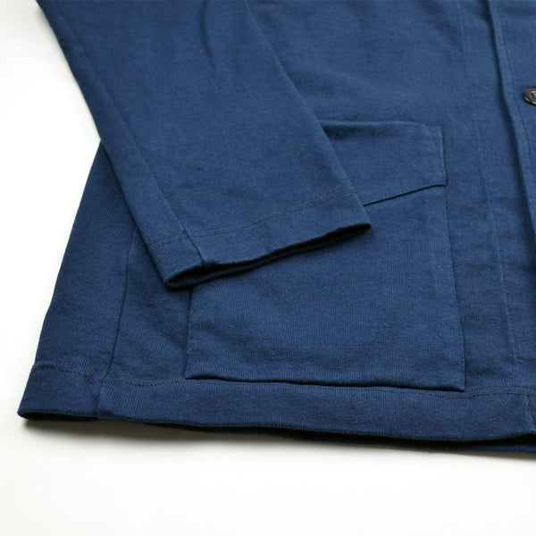 Arpenteur Tricot Jersey Jacket Navy Plain