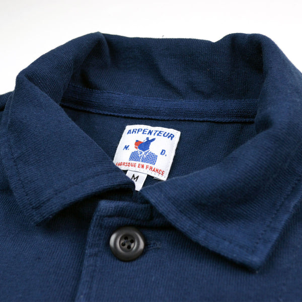 Arpenteur Tricot Jersey Jacket Navy Plain