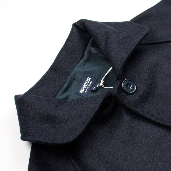 Arpenteur Utile Melton Wool Coat Navy