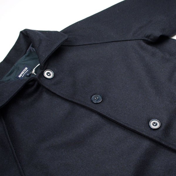 Arpenteur Utile Melton Wool Coat Navy