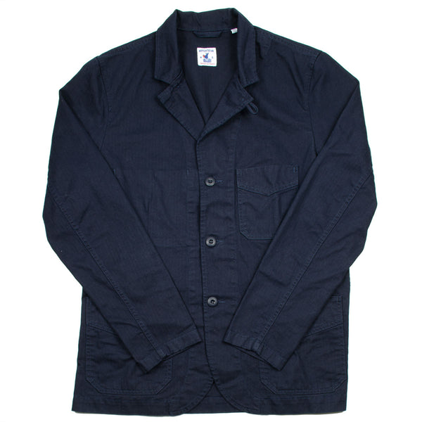 Arpenteur Villefranche Jacket Navy Cotton Herringbone