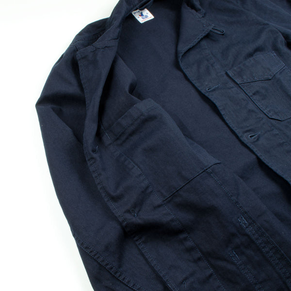 Arpenteur Villefranche Jacket Navy Cotton Herringbone