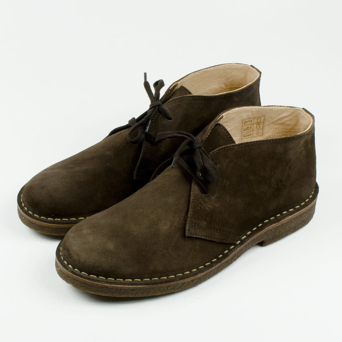 Astorflex Greenflex Suede Desert Boots Dark Chestnut