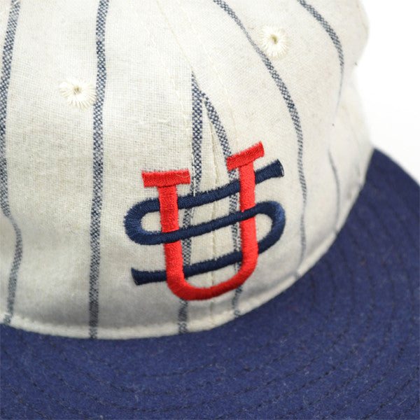 Ebbets - US Tour Of Japan Cap (Fitted Wool Flannel) - White / Navy