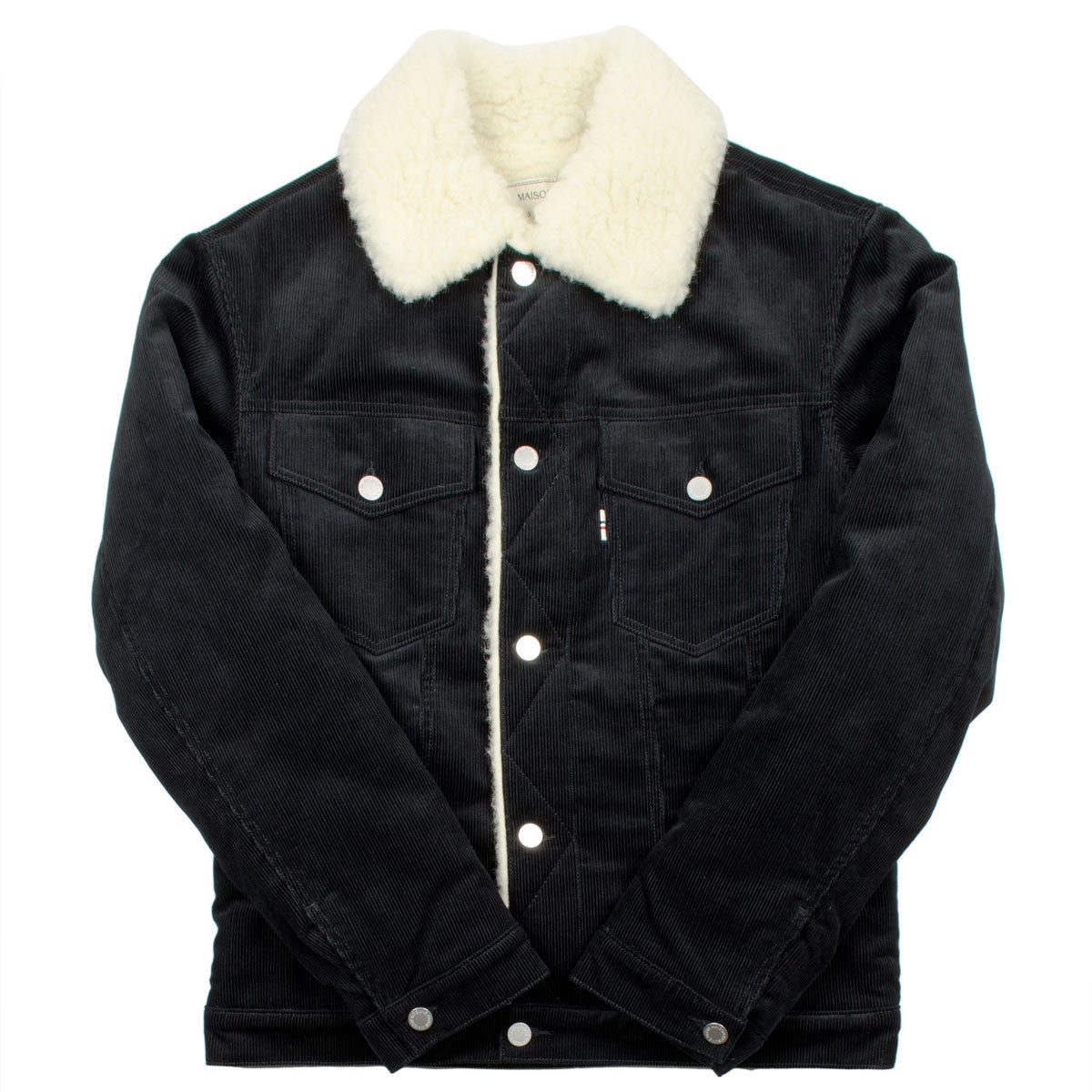 Maison kitsune clearance shearling jacket