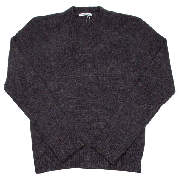 Our Legacy - Base Roundneck Sweater - Tweed Black
