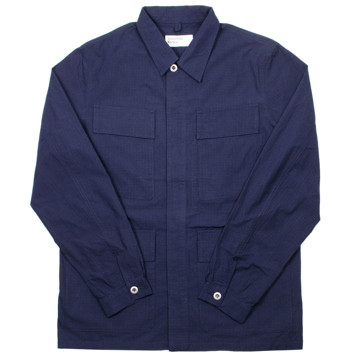 Universal Works - MW Fatigue Jacket Ripstop - Navy