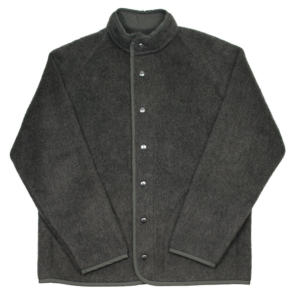 Arpenteur - Contour Brushed Wool Jacket - Charcoal