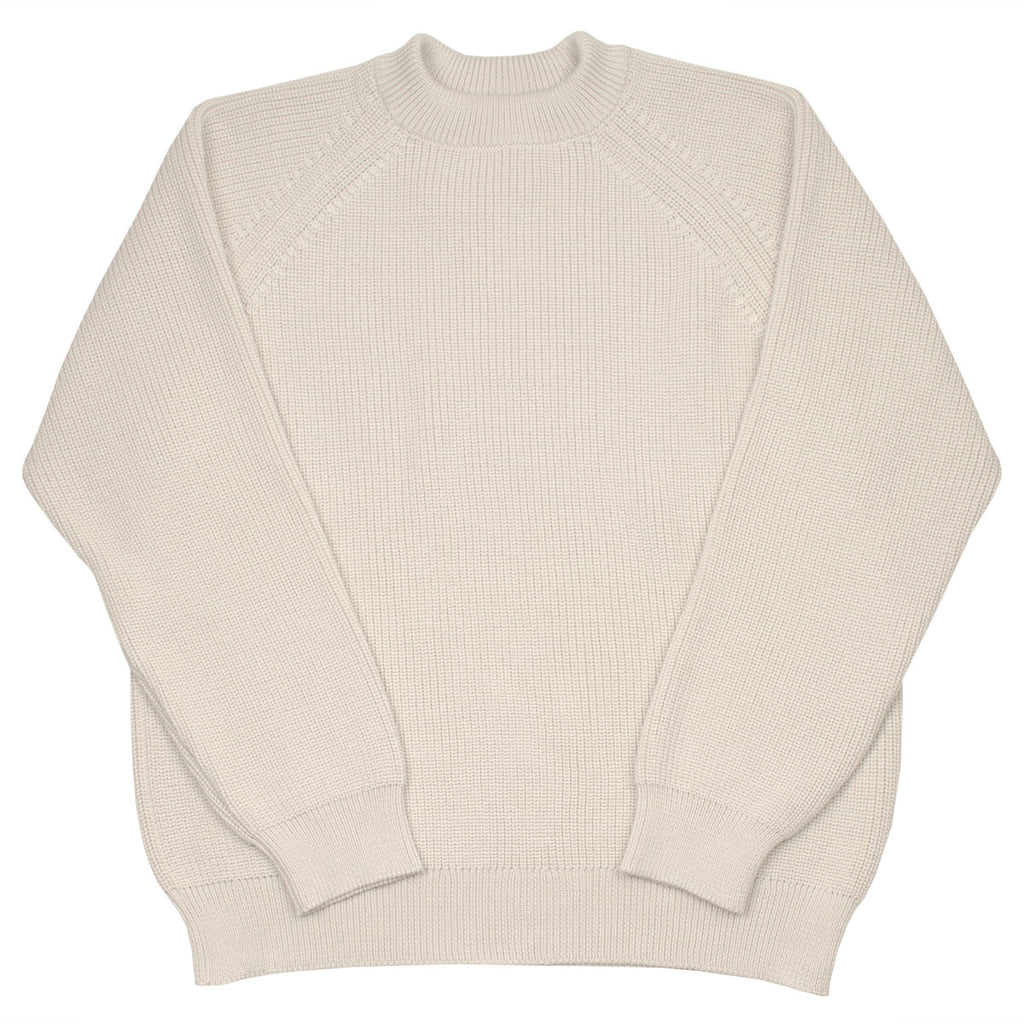 Arpenteur - Plano Merino Wool Rib Sweater - Cream