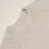 Arpenteur - Plano Merino Wool Rib Sweater - Cream