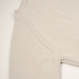 Arpenteur - Plano Merino Wool Rib Sweater - Cream