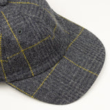 cableami - Wool Classic Check B.B. Cap - Gray