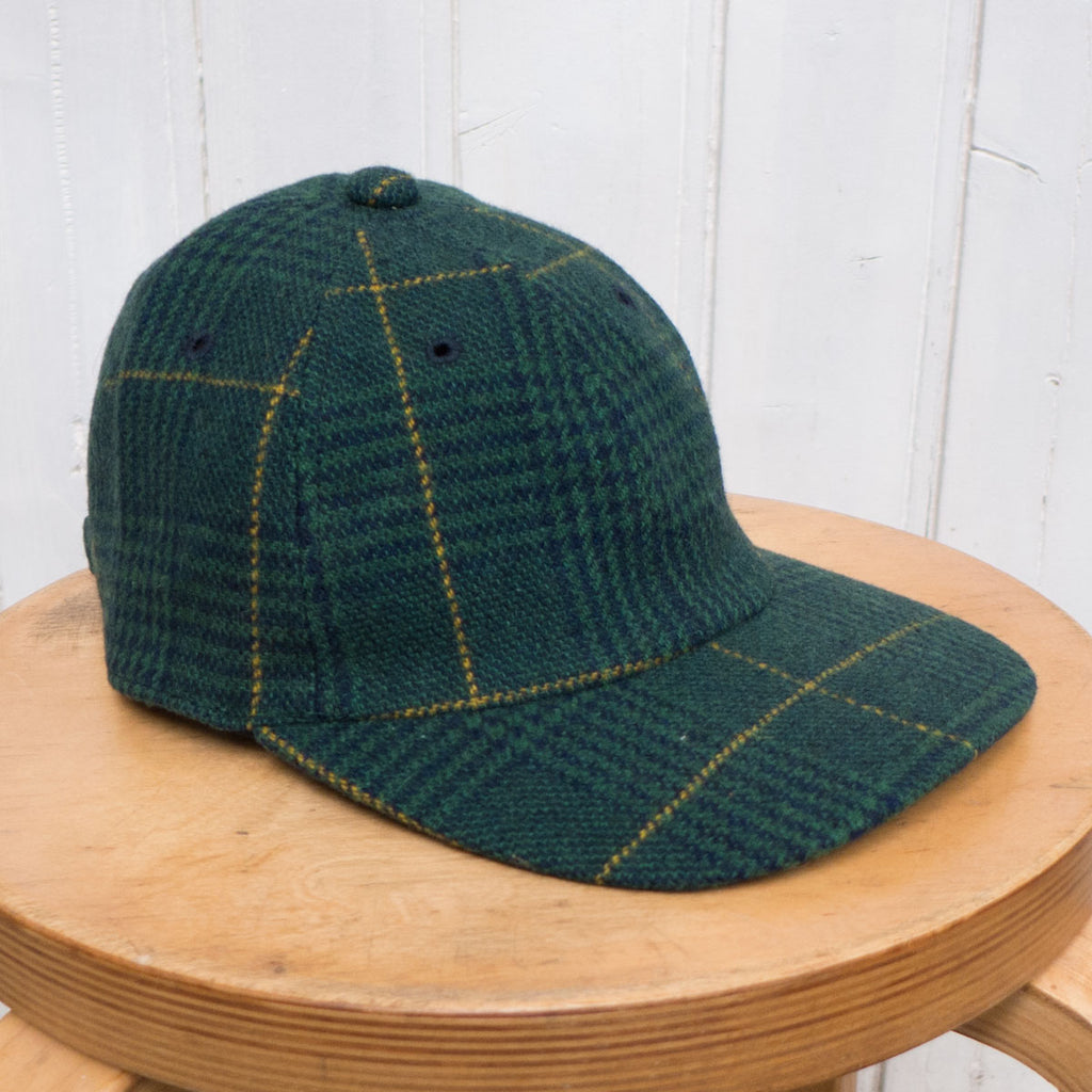 cableami - Wool Classic Check B.B. Cap - Green