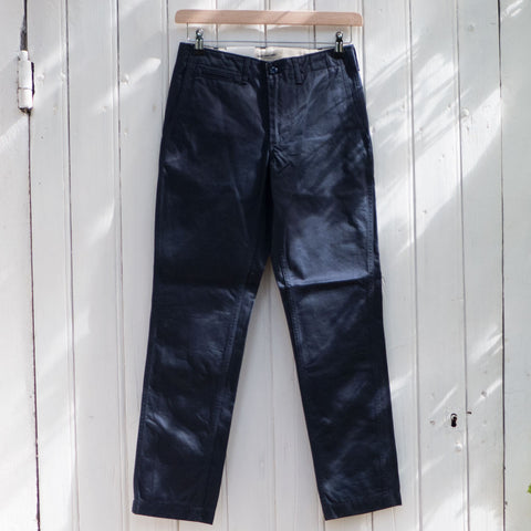 FOB Factory - Narrow US Chino Trousers - Navy