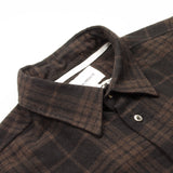 Norse Projects - Algot Relaxed Wool Check Shirt - Espresso