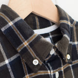 Norse Projects - Anton Brushed Flannel Shirt - Beech Green Check