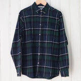 Norse Projects - Anton Brushed Flannel Shirt - Black Watch Check