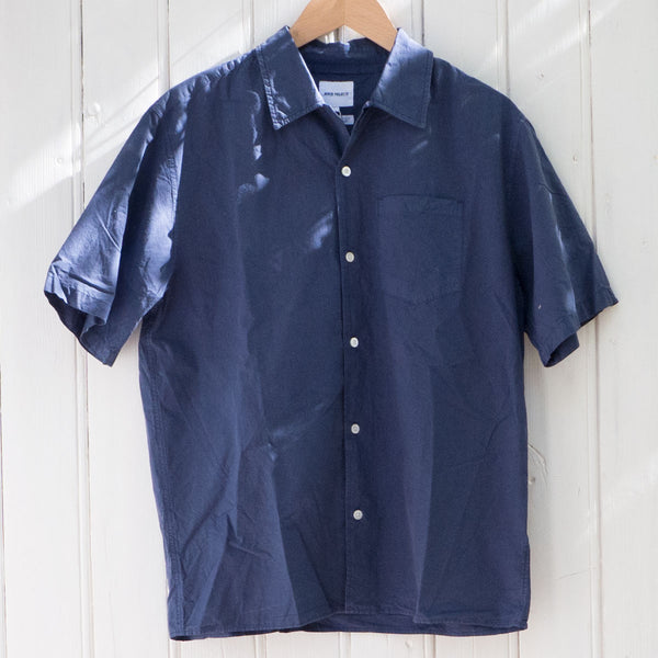 Norse Projects - Carsten Cotton Tencel Shirt - Calcite Blue