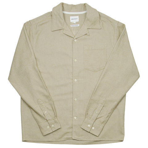 Norse Projects - Carsten Organic Flannel Shirt LS - Utility Khaki