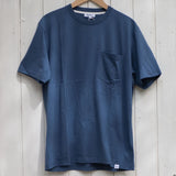 Norse Projects - Johannes Standard Pocket T-shirt - Calcite Blue