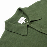 Norse Projects - Marco Merino Lambswool Polo - Army Green
