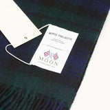Norse Projects - Moon Checked Lambswool Scarf - Black Watch