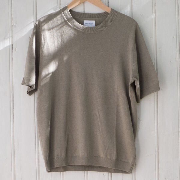 Norse Projects - Rhys Cotton Linen T-shirt - Clay